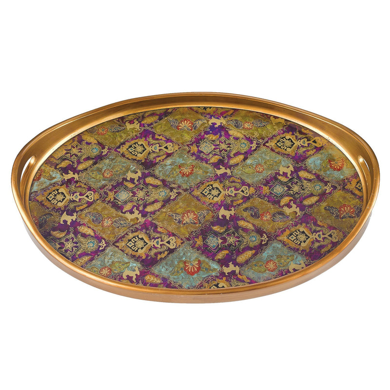 Vanity Tray - Cabra Oval Tray 18X12"