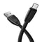 CAFELE Flat Type C USB Cable Charging Phone Cable for Samsung Huawei Xiaomi Oneplus Phone Type C Port Durable Mobile Phone Cable-China-Black-50CM-JadeMoghul Inc.