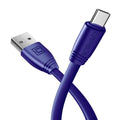 CAFELE Flat Type C USB Cable Charging Phone Cable for Samsung Huawei Xiaomi Oneplus Phone Type C Port Durable Mobile Phone Cable-China-Blue-50CM-JadeMoghul Inc.