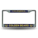 Jeep License Plate Frame Cal Berkeley Bling Chrome Frame