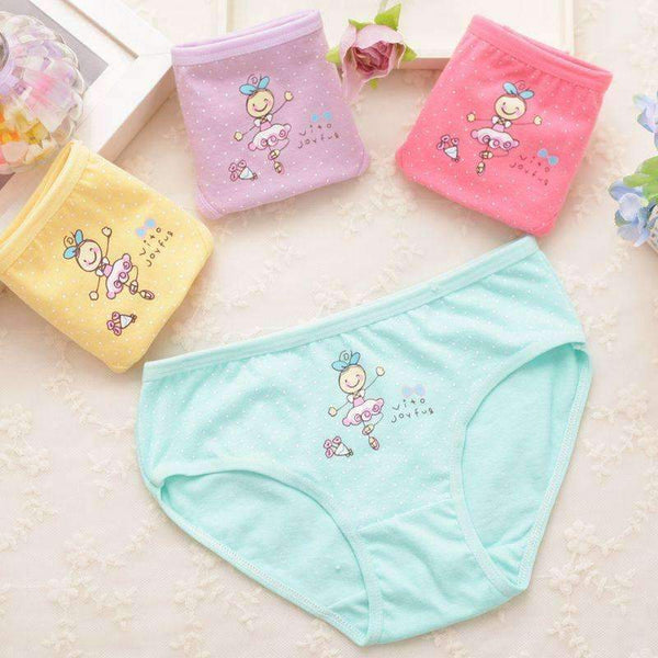 Calcinha Infantil 6pcs/lot Baby Girl Underwear Kids Panties Child's For Underpants Shorts For Nurseries Children's Briefs B1082-1070-3T-JadeMoghul Inc.