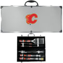 Calgary Flames 8 pc Tailgater BBQ Set-Tailgating & BBQ Accessories-JadeMoghul Inc.