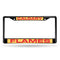 Mercedes License Plate Frame Calgary Flames Black Laser Chrome Frame