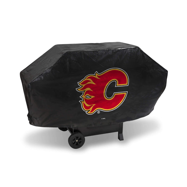 BBQ Grill Covers Flames Deluxe Grill Cover (Black)