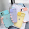 Camera Lens Protection Phone Case on For iPhone 11 12 Pro Max 8 7 6 6s Plus Xr XsMax X Xs SE 2020 12 Color Candy Soft Back Cover AExp