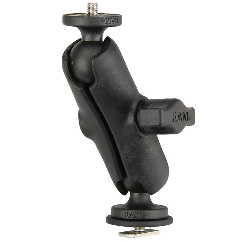 Camera Mounts Ram Mount Track Ball Mount with 1/4"-20 Threaded Adapter for Action Cameras [RAP-B-366-153-354-TRA1U] RAM Mounting Systems