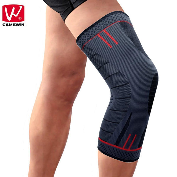CAMEWIN 1 PCS Knee Brace, Knee Support for Running, Arthritis, Meniscus Tear, Sports, Joint Pain Relief and Injury Recovery-Green-L-JadeMoghul Inc.