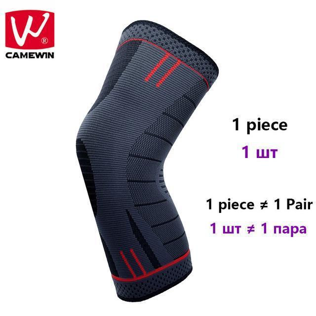 CAMEWIN 1 PCS Knee Brace, Knee Support for Running, Arthritis, Meniscus Tear, Sports, Joint Pain Relief and Injury Recovery-Red-L-JadeMoghul Inc.