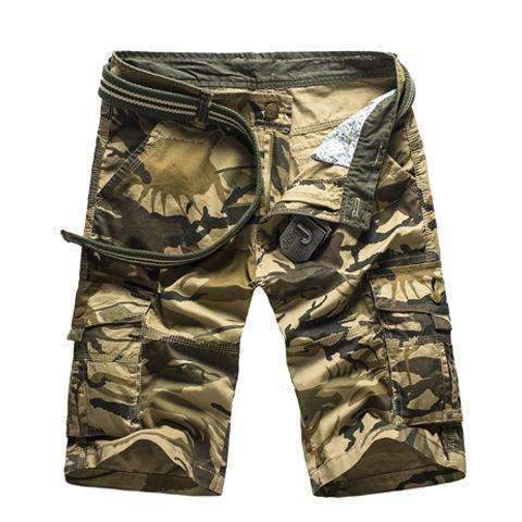 Camouflage Camo Cargo Shorts Men 2017 New Mens Casual Shorts Male Loose Work Shorts Man Military Short Pants Plus Size 29-44-Khaki Camo-29-JadeMoghul Inc.
