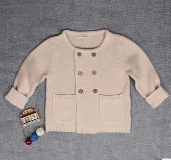 Campure Baby Boys Girl Knitted Sweater New 2017 Boys Sweaters Clothing Autumn Baby Wear Brand Kids Boy Winter Cardigan Sweaters-Beige-12M-JadeMoghul Inc.
