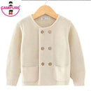 Campure Baby Boys Girl Knitted Sweater New 2017 Boys Sweaters Clothing Autumn Baby Wear Brand Kids Boy Winter Cardigan Sweaters-Beige-12M-JadeMoghul Inc.