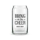 Can Shaped Glass Personalized - Bring on the Cheer Printing Gold (Pack of 1)-Personalized Gifts for Men-Black-JadeMoghul Inc.