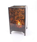 Candle Holders Taper Candle Holders - 10.25" x 10.25" x 18" Brown, Vintage, Floral Pattern - Candle Holder HomeRoots
