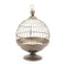 Candle Holders Taper Candle Holders - 14" X 14" X 22.8" Round Gray Birdcage Candle Holder HomeRoots