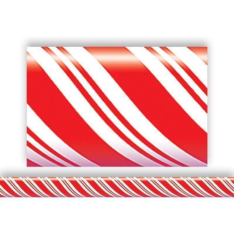 CANDY CANE STRAIGHT BORDER TRIM-Learning Materials-JadeMoghul Inc.