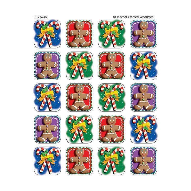 CANDY CANES/GINGERBREAD 120 STICKER-Learning Materials-JadeMoghul Inc.