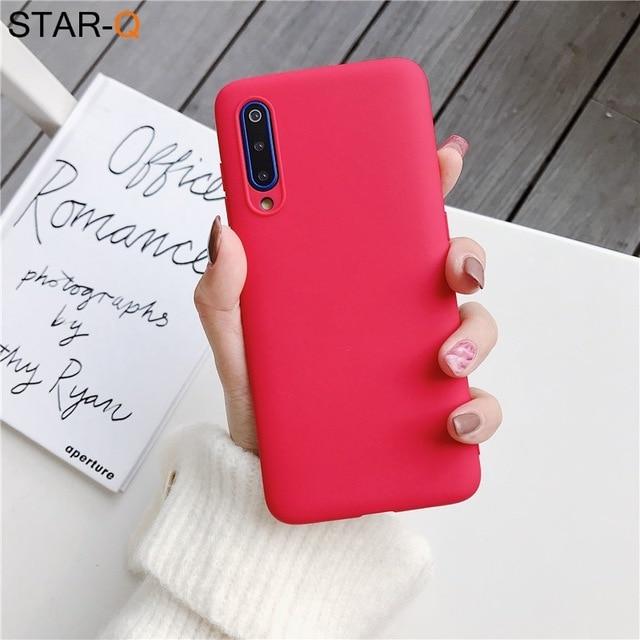candy color silicone phone case for samsung galaxy a50 a70 a30 a40 a20 a10 galaxi a51 a71 a20e m30s a7 2018 matte soft tpu cases AExp