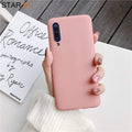 candy color silicone phone case for samsung galaxy a50 a70 a30 a40 a20 a10 galaxi a51 a71 a20e m30s a7 2018 matte soft tpu cases AExp