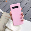 candy color silicone phone case for samsung galaxy note 10 9 8 s10 s10e s9 s8 s20 plus e galaxi matte soft tpu back cover cases AExp
