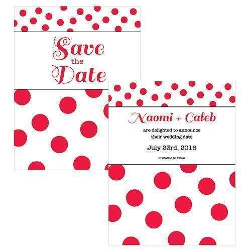 Candy Colorful Save The Date Card Sea Blue (Pack of 1)-Weddingstar-Teal Breeze-JadeMoghul Inc.