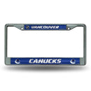 Vehicle License Plate Frames Canucks Bling Chrome Frame