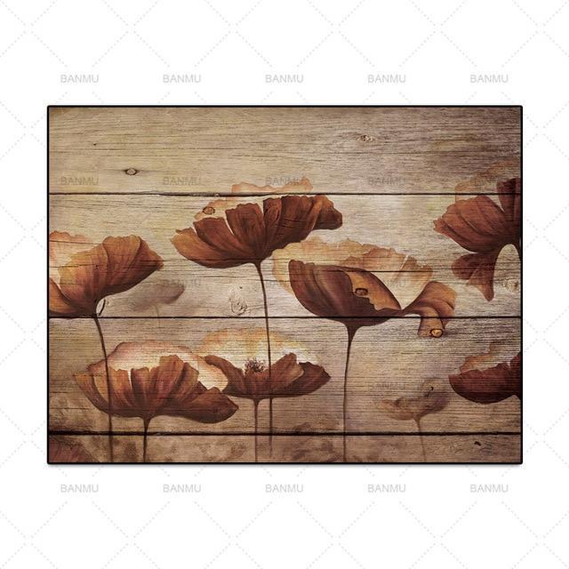 Canvas painting Wall Art Pictures home decor prints on Flowers and butterflies Wall poster decoration for living room no frame-20cmX30cmX1Pc-GWP0352-JadeMoghul Inc.