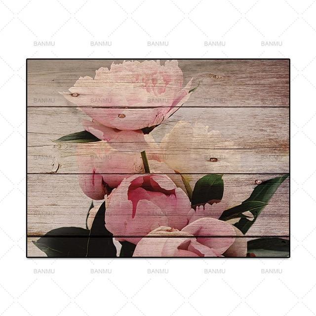 Canvas painting Wall Art Pictures home decor prints on Flowers and butterflies Wall poster decoration for living room no frame-20cmX30cmX1Pc-GWP0355-JadeMoghul Inc.
