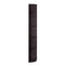 Capacious Corner Bookcase With 5 Open Shelves.-Utility Shelves-Dark Brown-Wood-JadeMoghul Inc.