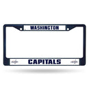 Best License Plate Frame Capitals Navy Colored Chrome Frame