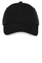 Caps Port Authority Sandwich Bill Cap with Striped Closure.  C830 Port Authority