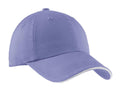 Caps Port Authority Sandwich Bill Cap with Striped Closure.  C830 Port Authority