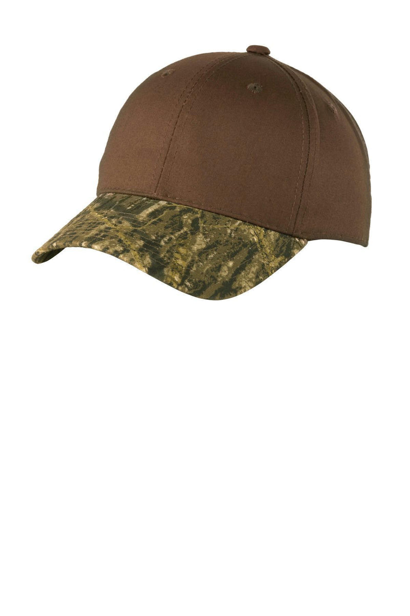 Caps Port Authority  Twill Cap with Camouflage Brim. C931 Port Authority