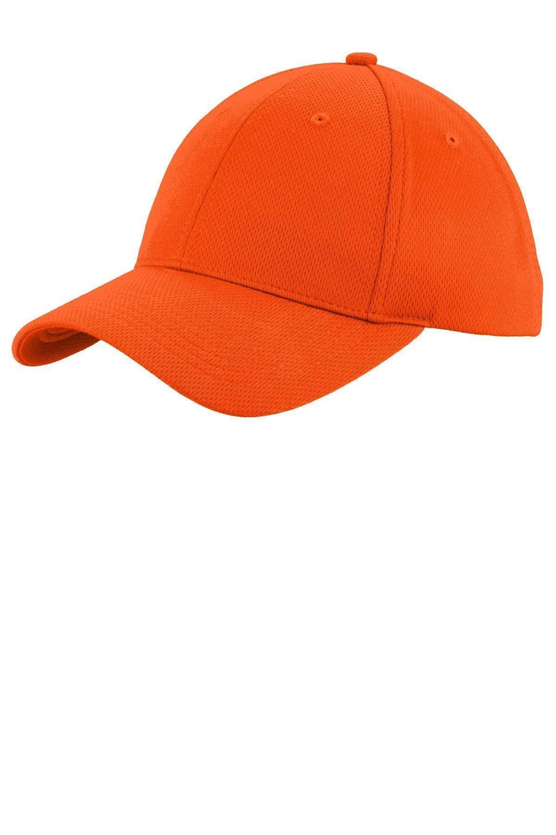 Sport-Tek PosiCharge RacerMesh Cap. STC26-Caps-Neon Orange-OSFA-JadeMoghul Inc.