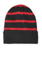 Caps Sport-Tek Striped Beanie with Solid Band. STC31 Sport-Tek