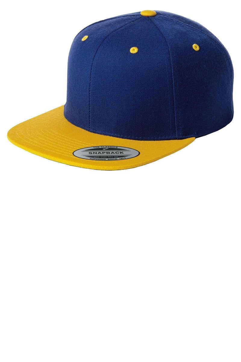 Caps Sport-Tek Yupoong Flat Bill Snapback Cap. STC19 Sport-Tek