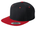 Caps Sport-Tek Yupoong Flat Bill Snapback Cap. STC19 Sport-Tek