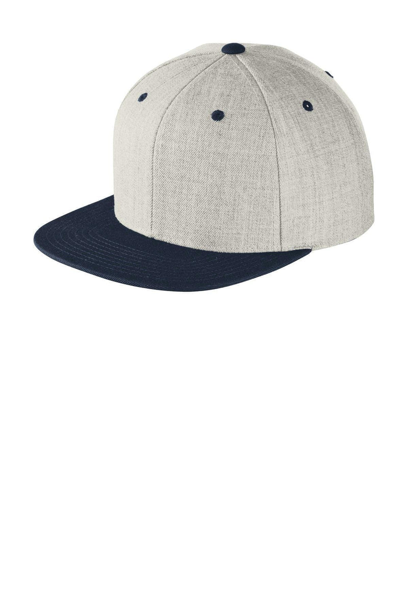 Caps Sport-Tek Yupoong Flat Bill Snapback Cap. STC19 Sport-Tek