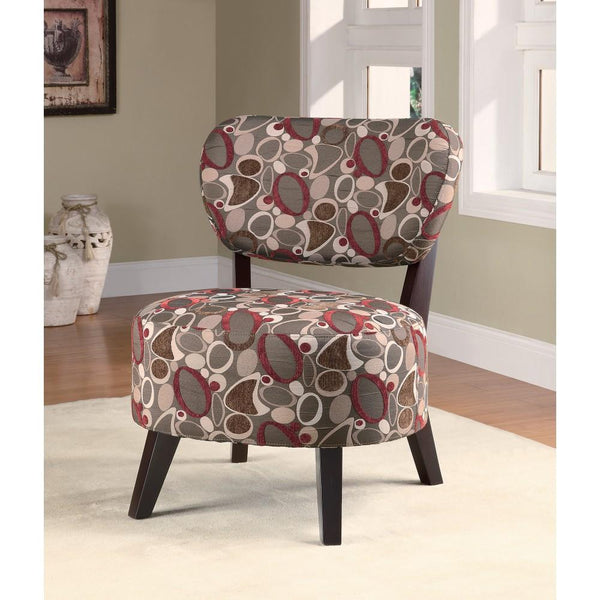 Captivating Accent Chair, Multicolor-Armchairs and Accent Chairs-Multicolor-WOOD SOLIDS-JadeMoghul Inc.