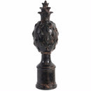 Captivating Ceramic Finial, Black-Decorative Objects and Figurines-Black-ceramic-JadeMoghul Inc.