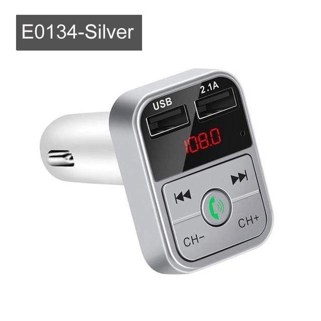 Car Bluetooth 5.0 FM Transmitter Wireless Handsfree Audio Receiver Auto MP3 Player 2.1A Dual USB Fast Charger Car Accessories AExp