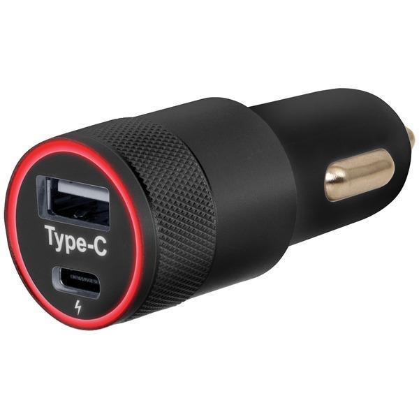 Car Charger with USB-A & USB-C(TM) Ports-Car Chargers-JadeMoghul Inc.