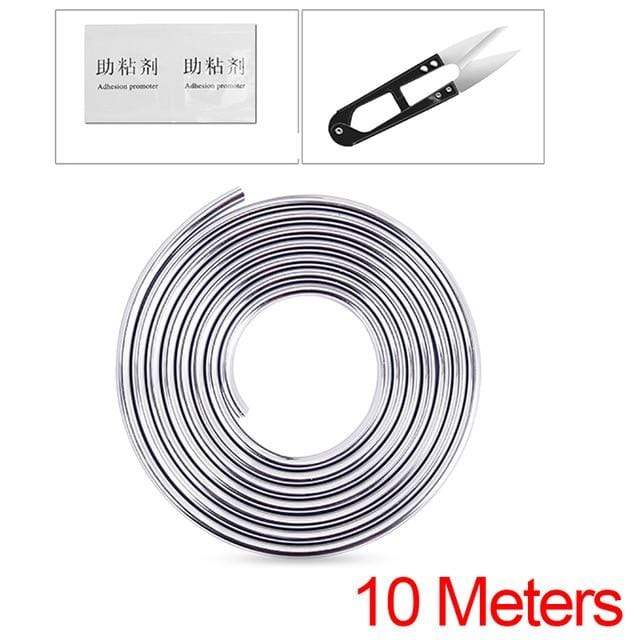 Car Door Anti Scratch Strip Car Anti Collision Sticker Trim Hood Trunk Bumper Air Outlet Protector Auto Accessories 5/10meters AExp