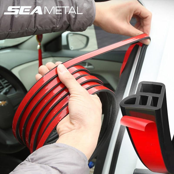 Car Door Rubber Seal Strips Auto Double Layer Sealing Stickers For Door Trunk Sound Insulation Weatherstrip Interior Accessories JadeMoghul Inc. 