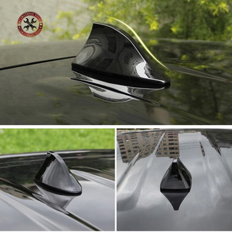 Car Radio Shark Fin Car Shark Antenna Radio FM Signal Design For All Cars Aerials Antenna Car Styling AExp