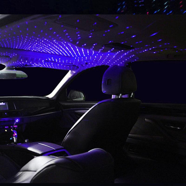 Car Roof Star Light Interior LED Starry Laser Atmosphere Ambient Projector USB Auto Decoration Night Home Decor Galaxy Lights JadeMoghul Inc. 