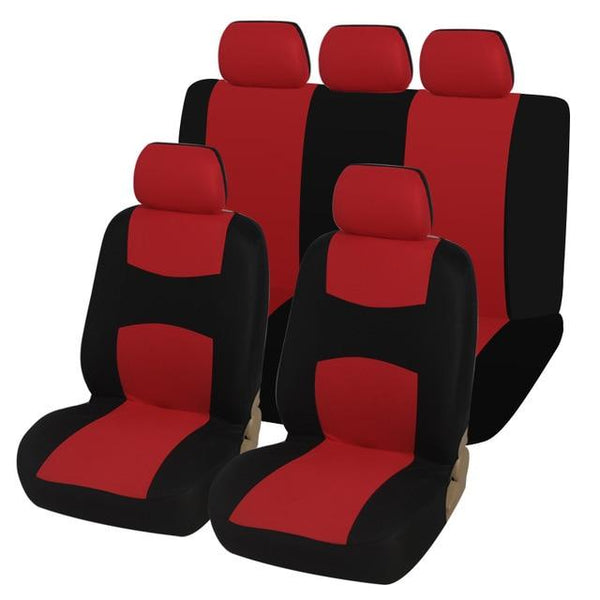 Car Seat Covers Airbag compatible Fit Most Car, Truck, SUV, or Van 100% Breathable with 2 mm Composite Sponge Polyester Cloth JadeMoghul Inc. 