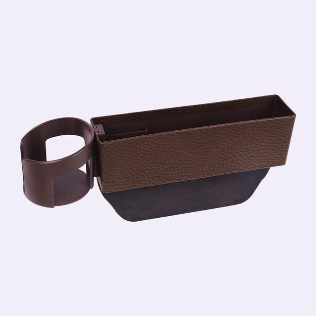Car Seat Crevice Storage Box Slot Multi-function Organizer Car Foldable Quilted Cup Holder Car Interior Accessories Car Storage JadeMoghul Inc. 