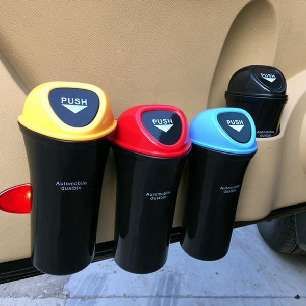 Car Trash Can Organizer Garbage Holder Automobiles Storage Bag Accessories Auto Door Seat Back Visor Trash Bin Paper Dustbin JadeMoghul Inc. 