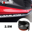 Car Universal Front Bumper Lip  Carbon Fiber Rubber Splitter Chin Spoiler side Skirt Rubber Anti Scratch Protector Body Kit Trim JadeMoghul Inc. 