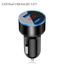 Car USB Charger Quick Charge 3.0 4.0 Universal 18W Fast Charging in car 4 Port mobile phone charger for samsung s10 iphone 11 7 AExp